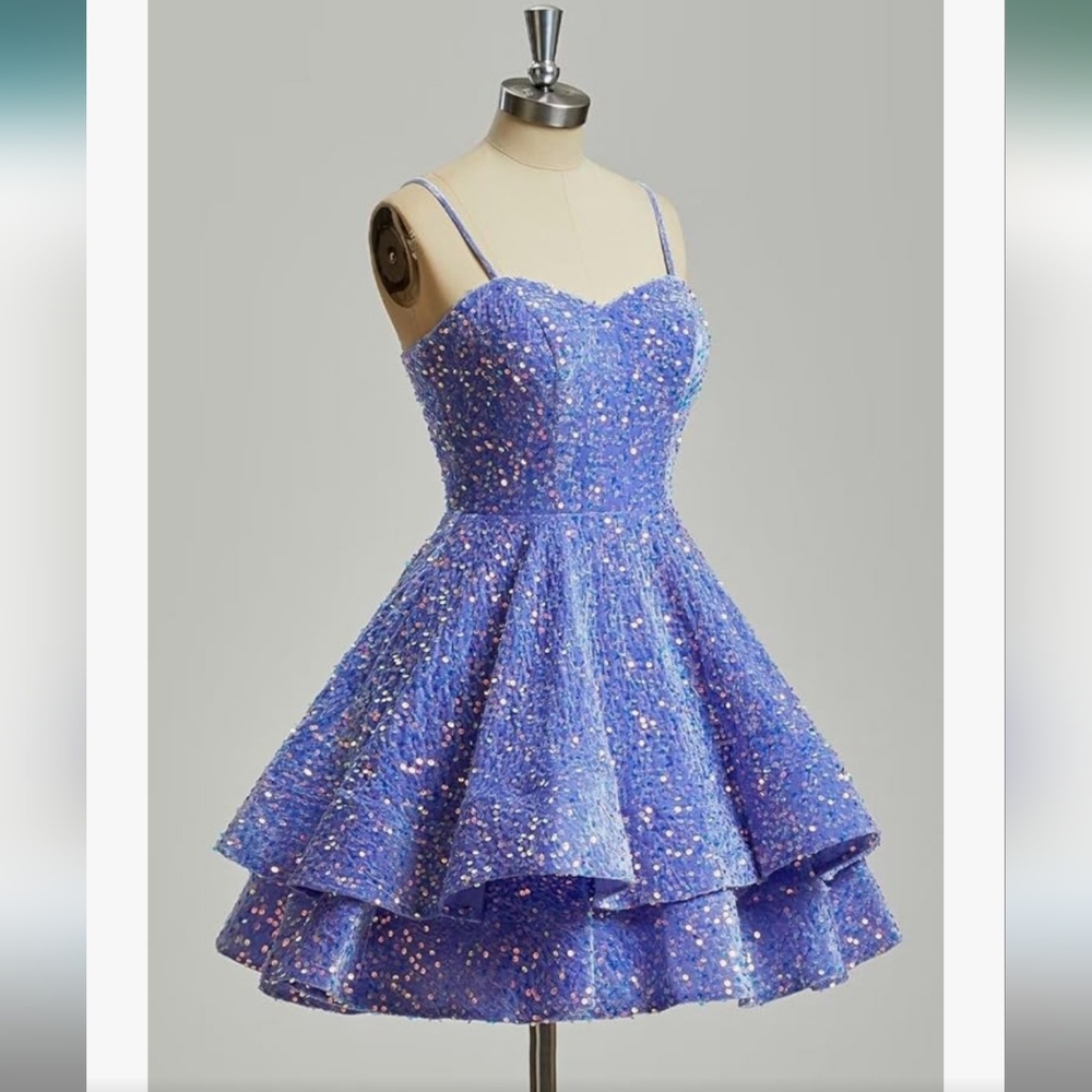 Wear Your Love Sparkling Blue Girls Dress